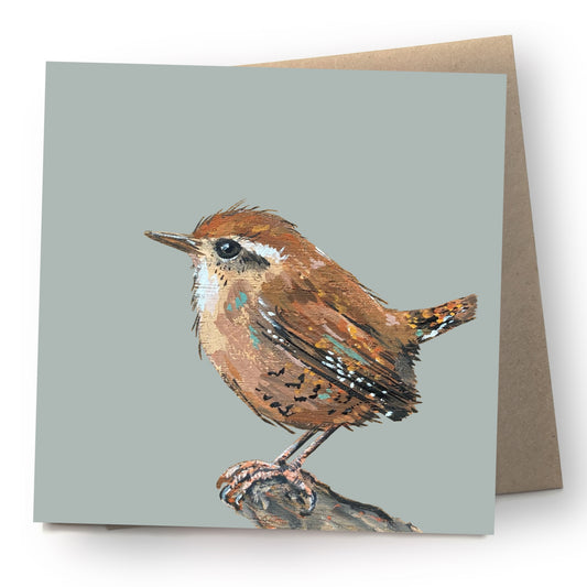 Wren Greetings Card - Delia